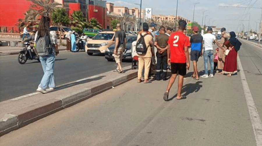 الأسلاك الكهربائية لحافلات مراكش تتسبب في حادث خطير