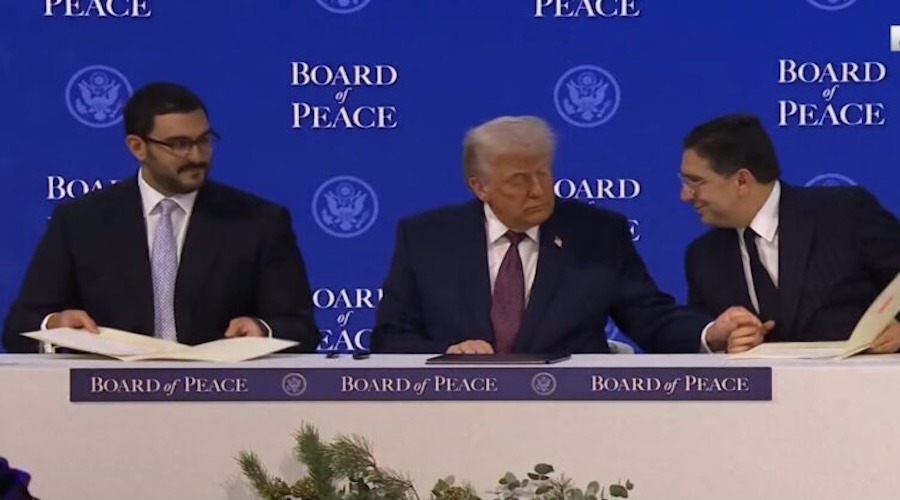 بوريطة يوقع إلى جانب ترامب على الميثاق المؤسس لمجلس السلام