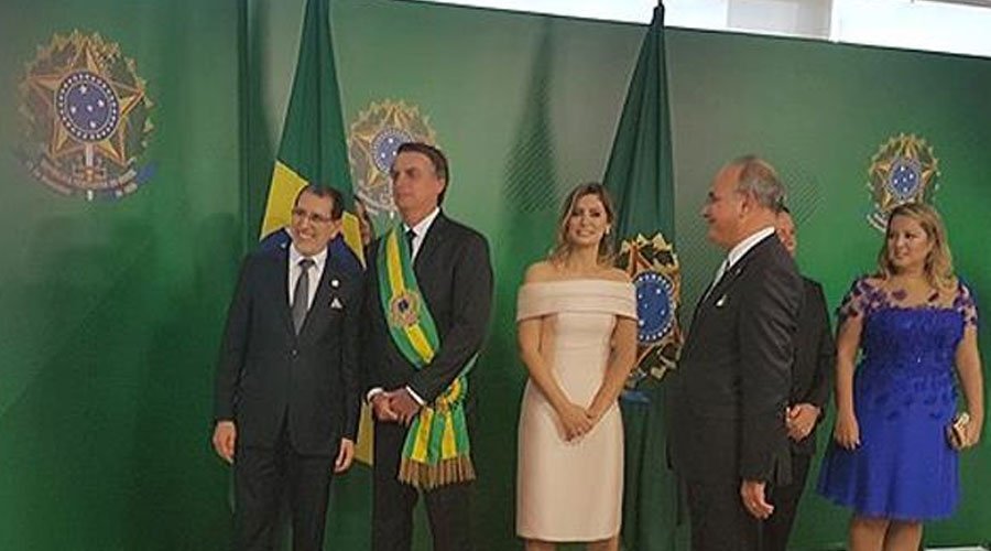 العثماني يثمن العلاقات مع البرازيل في حفل تنصيب بولسونارو