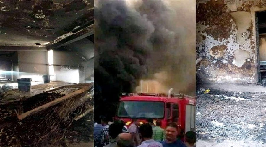 حريق الحي الجامعي بوجدة يخلف قتيلا وعشرات المصابين