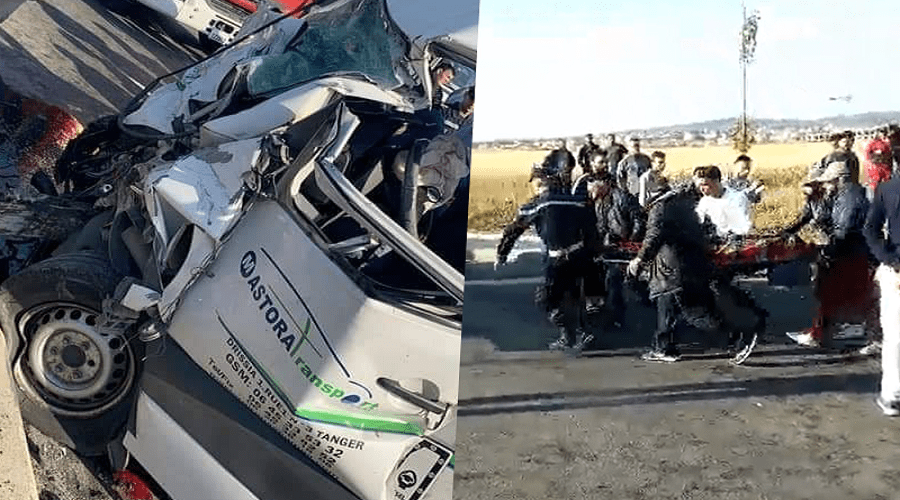 قتلى وجرحى في حادث اصطدام حافلتين لنقل العمال بطنجة