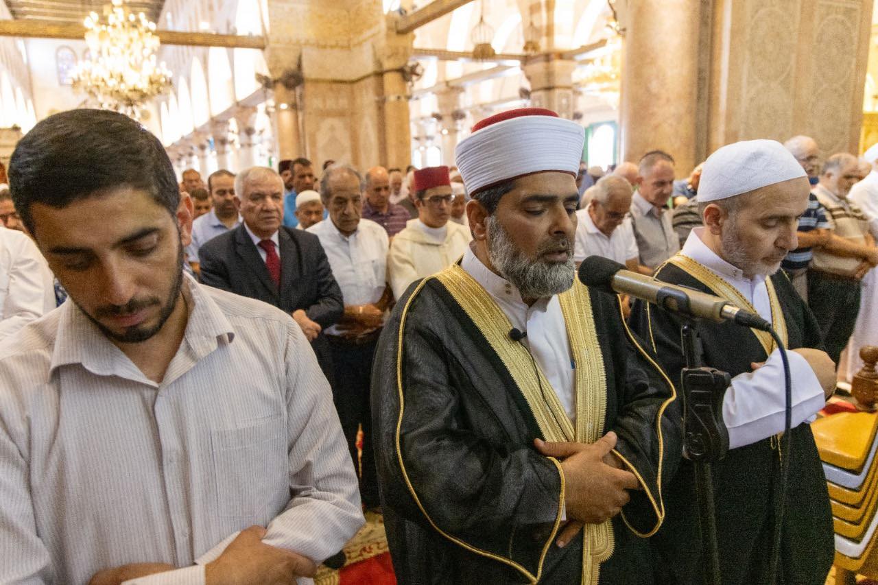 إقامة صلاة الغائب بالمسجد الأقصى المبارك على شهداء زلزال المغرب