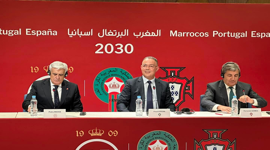 مركب محمد السادس يشهد التوقيع الرسمي لاستضافة "المونديال 2030"