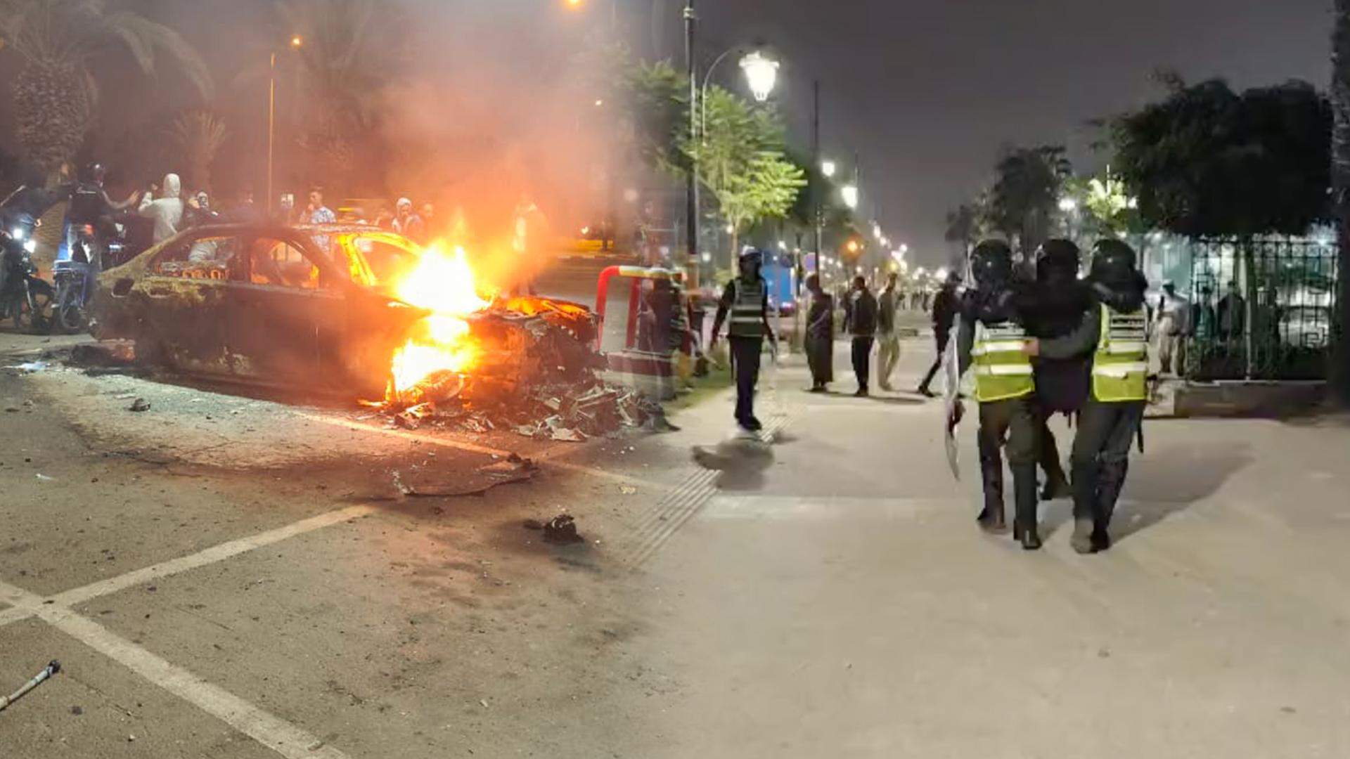 ثلاث وفيات وإصابة 354 شخصا بجروح متفاوتة الخطورة ضمنهم 326 عنصرا من القوات العمومية