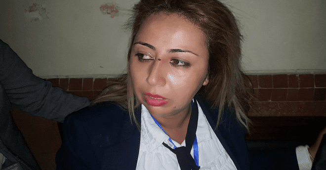قضية بوعشرين.. المحامي حسبان يكسر أنف صحفية (صور)