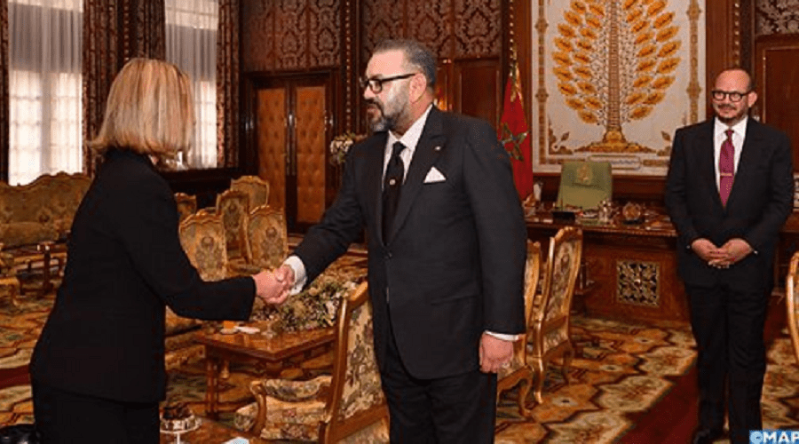 الملك محمد السادس يستقبل فيديريكا موغيريني