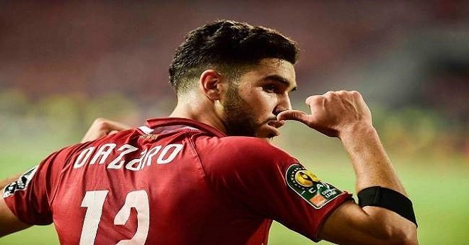 اختيار أزارو "لاعب الشهر" في الأهلي