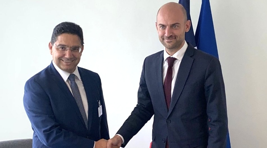 بوريطة يتباحث مع وزير الخارجية الفرنسي على هامش القمة العالمية للطاقة النووية