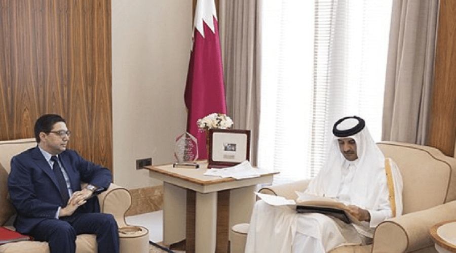 الملك محمد السادس يوجه رسالة إلى أمير قطر الشيخ تميم