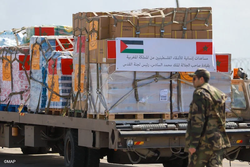 المغرب ينفذ تدخلاً إنسانيًا مباشرًا في غزة دون وسطاء