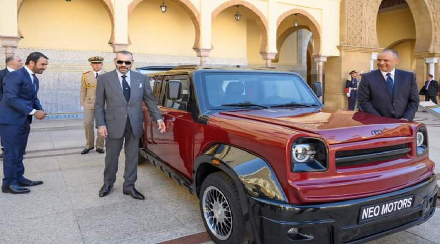 الملك يترأس حفل تقديم نموذج أول سيارة مغربية تعمل بالهيدروجين