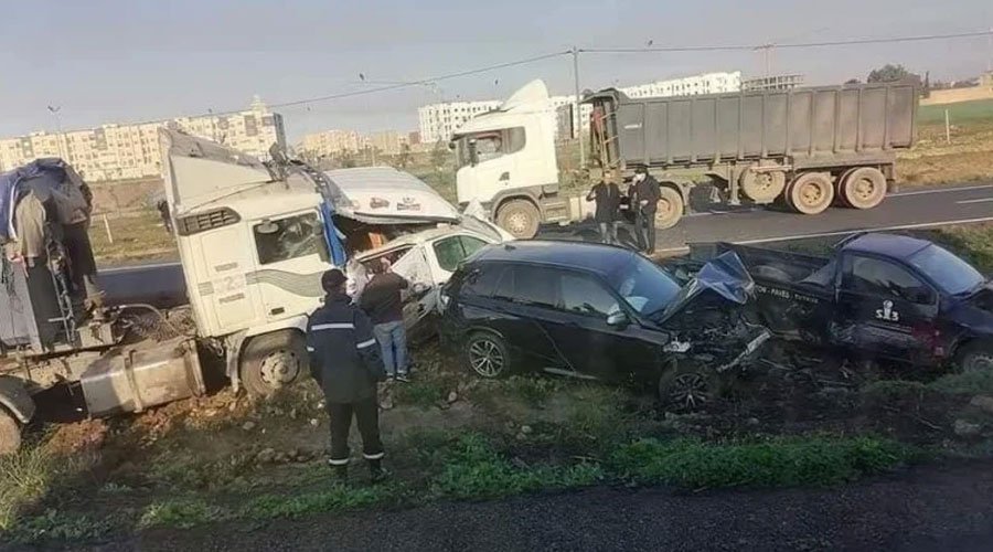 12 جريحا وخسائر مادية كبيرة ..حصيلة أولية للحادث