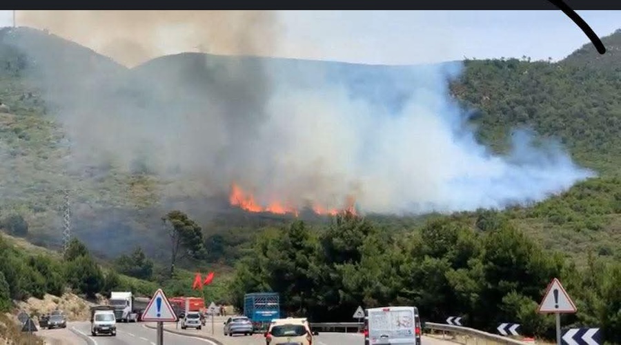 اندلاع حريق غابوي يستنفر السلطات بتطوان