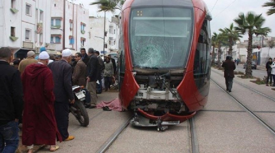 مصرع شخص في حادث لـطرامواي البيضاء