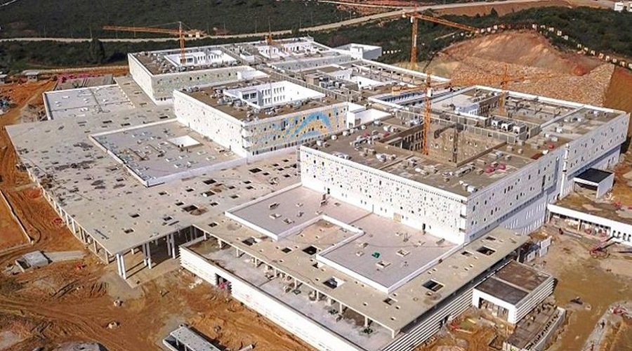 صورة تكشف تقدم الأشغال في بناء المستشفى الجامعي بطنجة