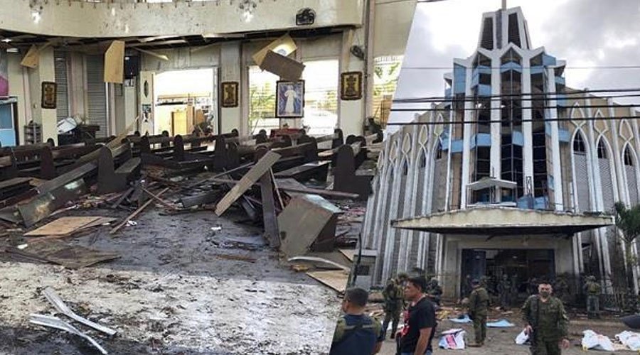 17 قتيلا في اعتداء بقنبلتين استهدف كنيسة بجنوب الفيليبين